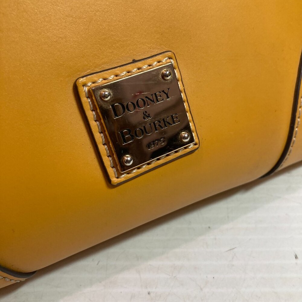 DOONEY & BOURKE Beacon Zip Tote Dandelion Yellow European Vacchetta Leather - Picture 4 of 16